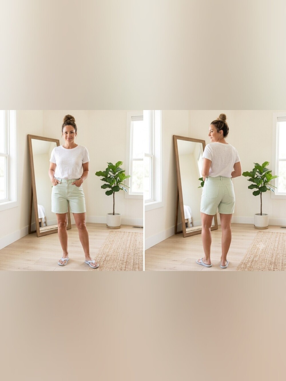 NWOT Gloria Vanderbilt Mint Color Women's Short